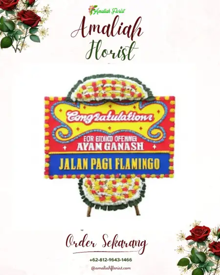 Sewa Papan Bunga Tanjung Menang